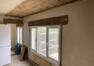 Shrewton beams shot blasted