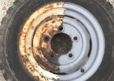 alloys before and after blasting