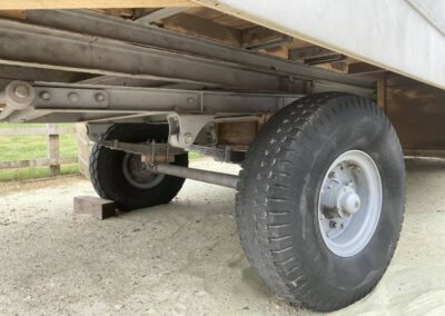 van axle shotblasted