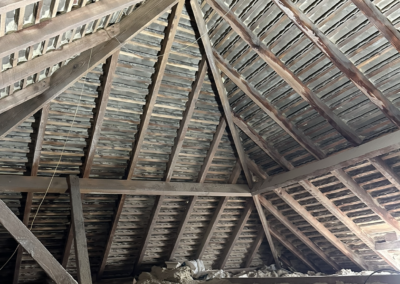 Loft foam insulation removal