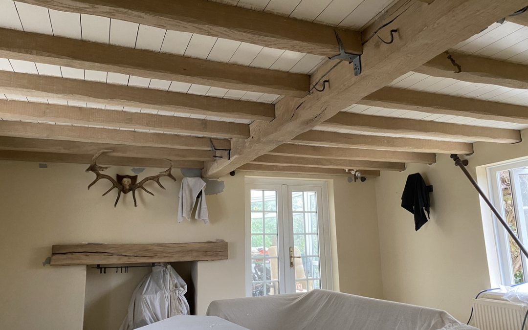 Oak beams