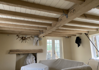 Oak beams